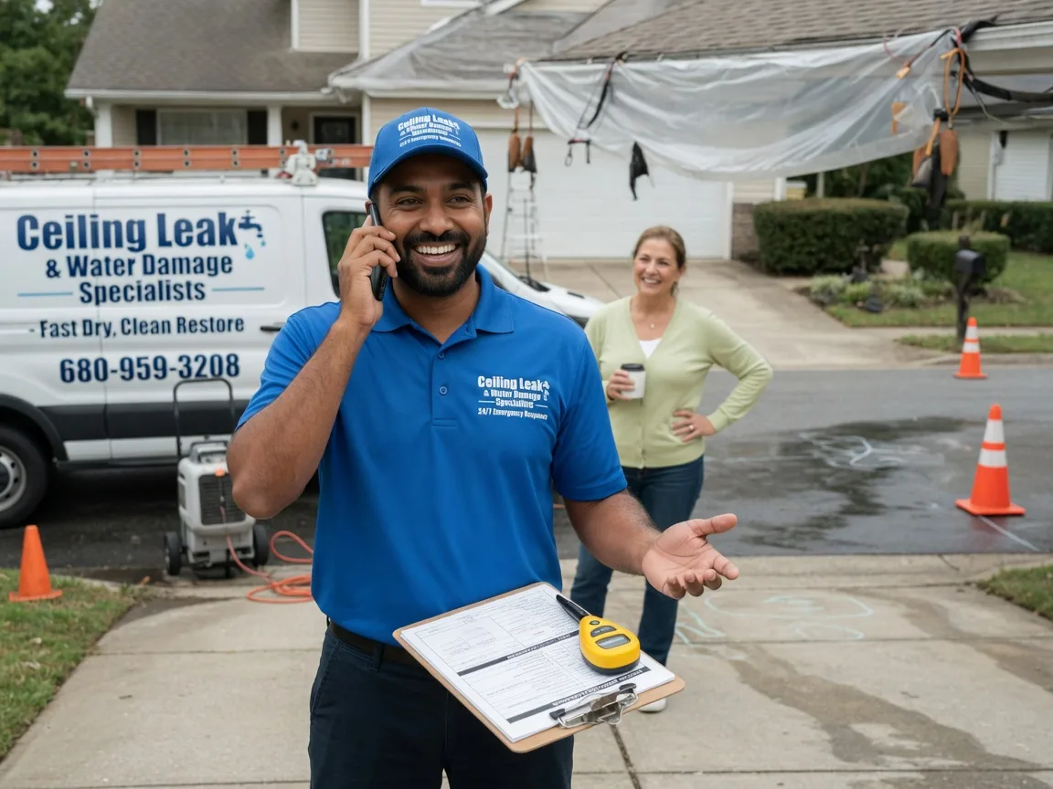 Ceiling Leak Cleanup Sublette, KS FAQs